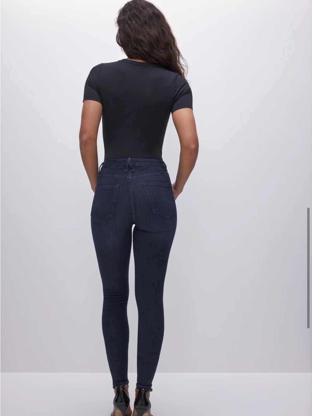 Good American Good Legs Skinny Jean Mid Rise Size 4 - Picture 3 of 9